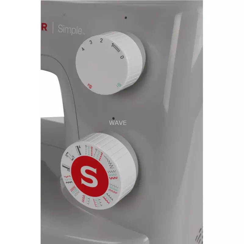 Máquina de coser mecánica SINGER Simple 3223 — gris claro