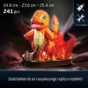 4D Build, kit de construcción de modelo 3D de Pokémon Charmander, figura Pokémon, colección Kanto First Partner, decoración de escritorio, 241 piezas, a partir de 12 años