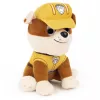 Peluche oficial de PAW Patrol GUND Rubble con uniforme de constructor, juguete de peluche para niños a partir de 1 año, 15 cm