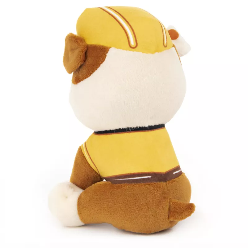 Peluche oficial de PAW Patrol GUND Rubble con uniforme de constructor, juguete de peluche para niños a partir de 1 año, 15 cm