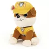 Peluche oficial de PAW Patrol GUND Rubble con uniforme de constructor, juguete de peluche para niños a partir de 1 año, 15 cm
