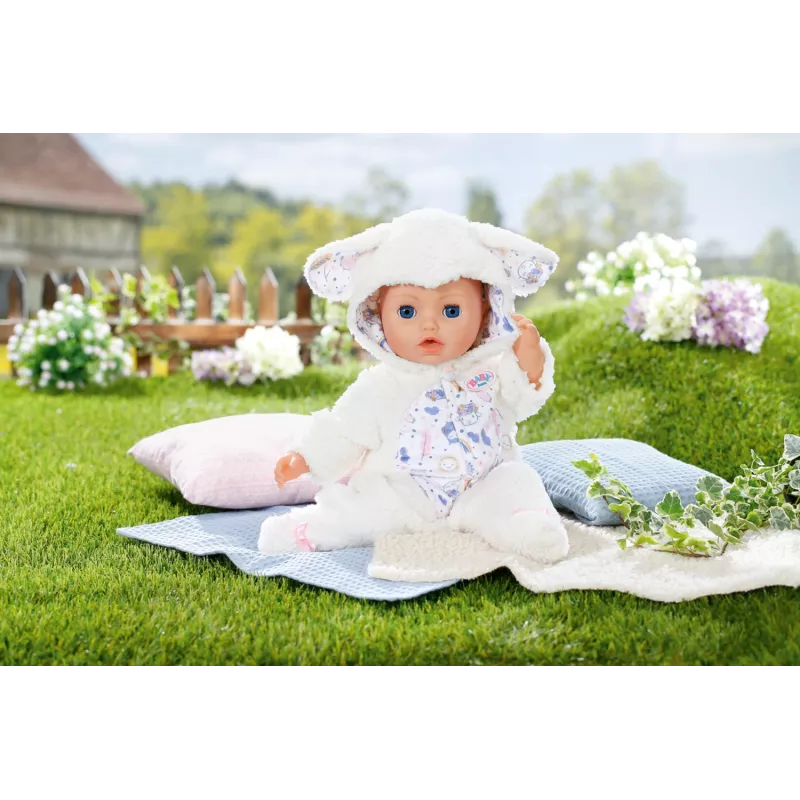 BABY born Schaf-Strampler 43 cm, pelele para muñecos