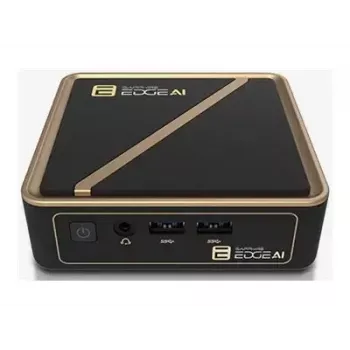 Mini-PC barebone Sapphire EDGE AI 340 con soporte de memoria DDR5 y salida HDMI