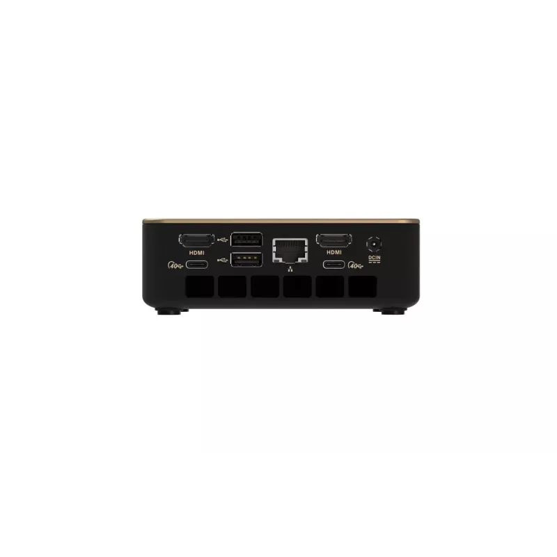 Mini-PC barebone Sapphire EDGE AI 340 con soporte de memoria DDR5 y salida HDMI