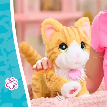 Just Play FurReal Bella, gato de juguete, 4 años, interactivo, AA, pilas incluidas