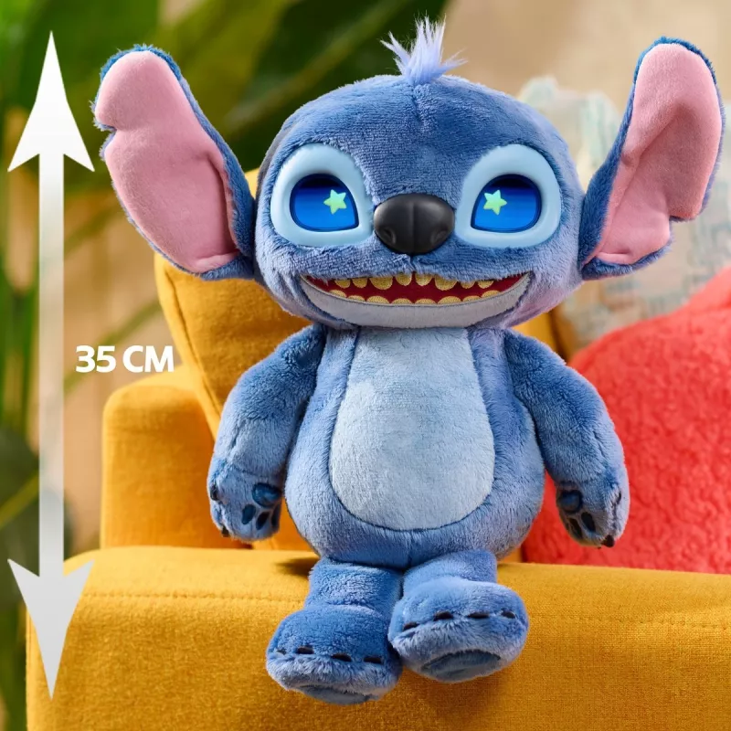 Just Play Disney Stitch – Many Moods Stitch, figura, 3 año(s), interactivo, con sonido, AA