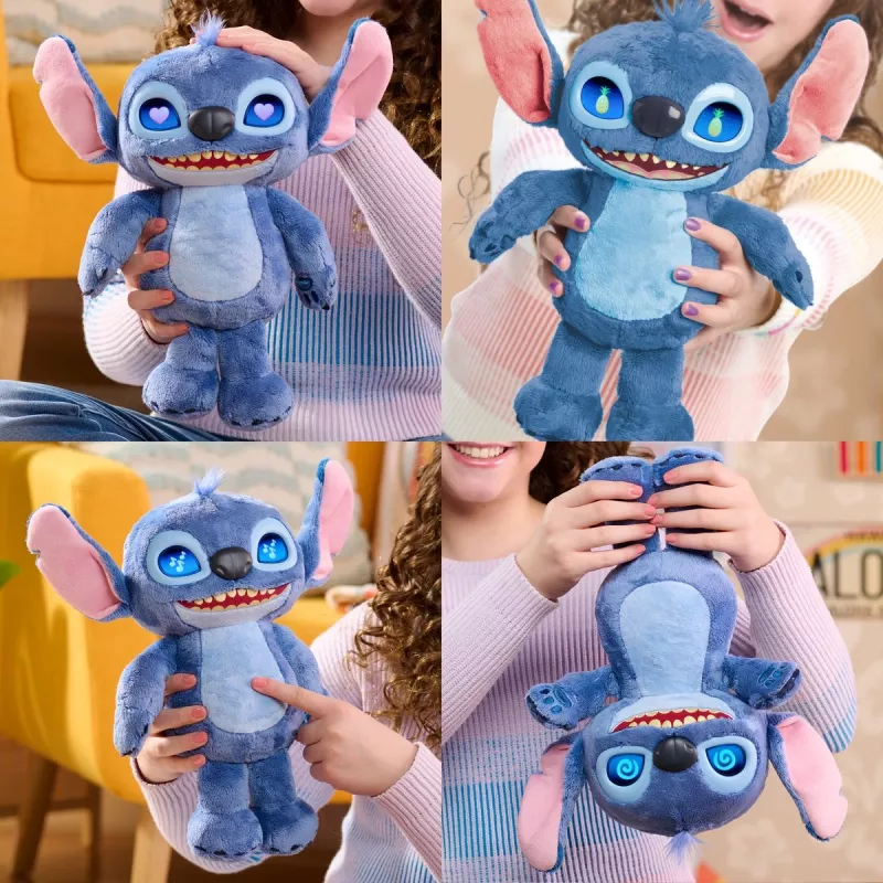 Just Play Disney Stitch – Many Moods Stitch, figura, 3 año(s), interactivo, con sonido, AA