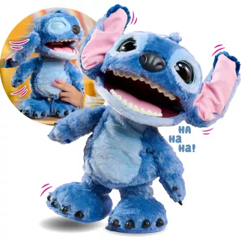 Just Play Disney Stitch - Ultimate Stitch, figura, 3 año(s), interactivo, con sonido, AA, pilas incluidas