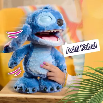 Just Play Disney Stitch - Ultimate Stitch, figura, 3 año(s), interactivo, con sonido, AA, pilas incluidas