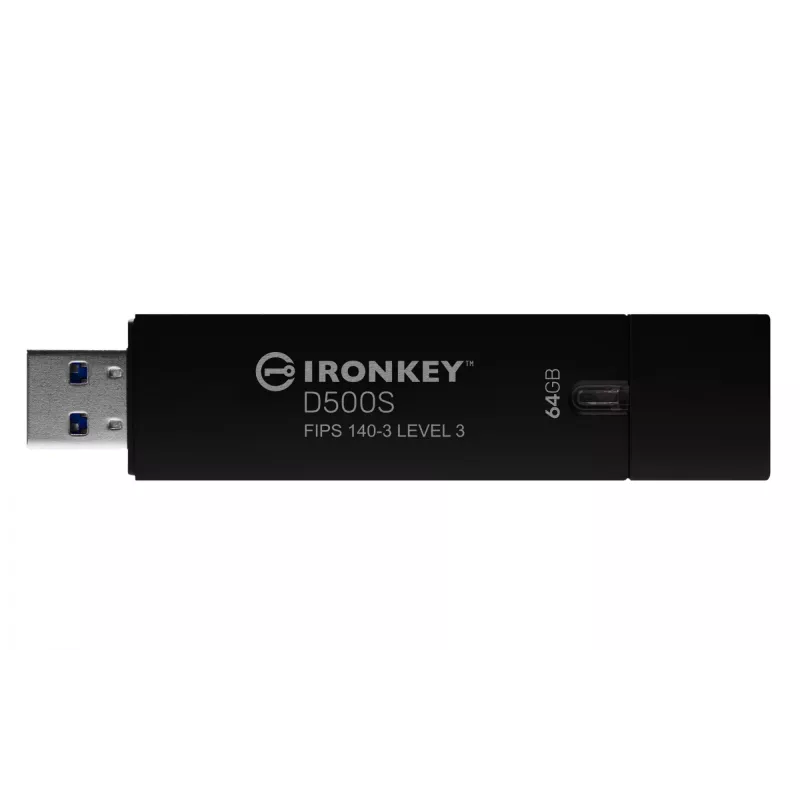Memoria USB Kingston Technology IronKey 64GB D500S FIPS 140-3 AES-256
