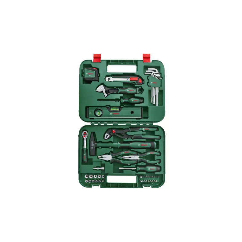 Set de herramientas Bosch Advanced 52 piezas — Set de herramientas manuales Advanced Bosch de 52 piezas