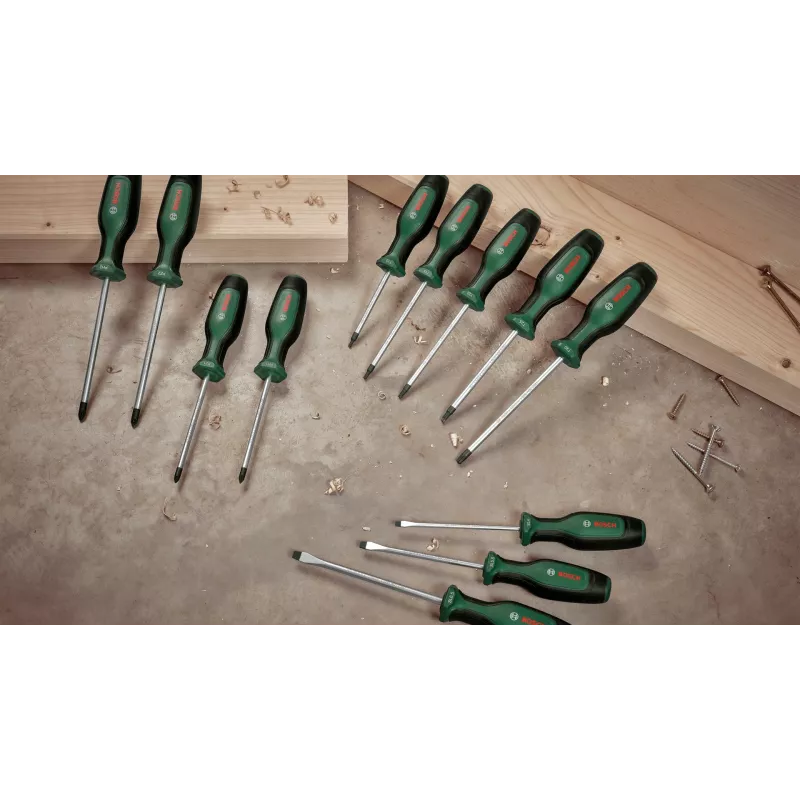 Bosch 1 600 A02 W7L Set de destornilladores planos