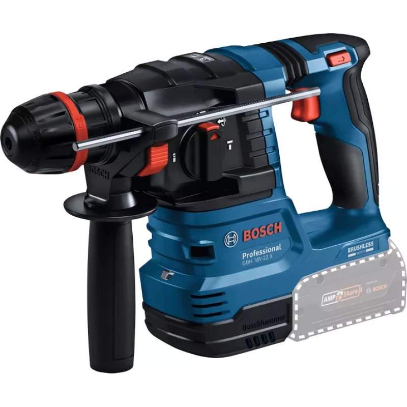 Bosch GBH 18V-22 X Professional 1050 rpm SDS Plus