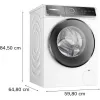 Bosch Serie 8 WGB244040 Lavadora de carga frontal 9 kg 1257 rpm Blanco