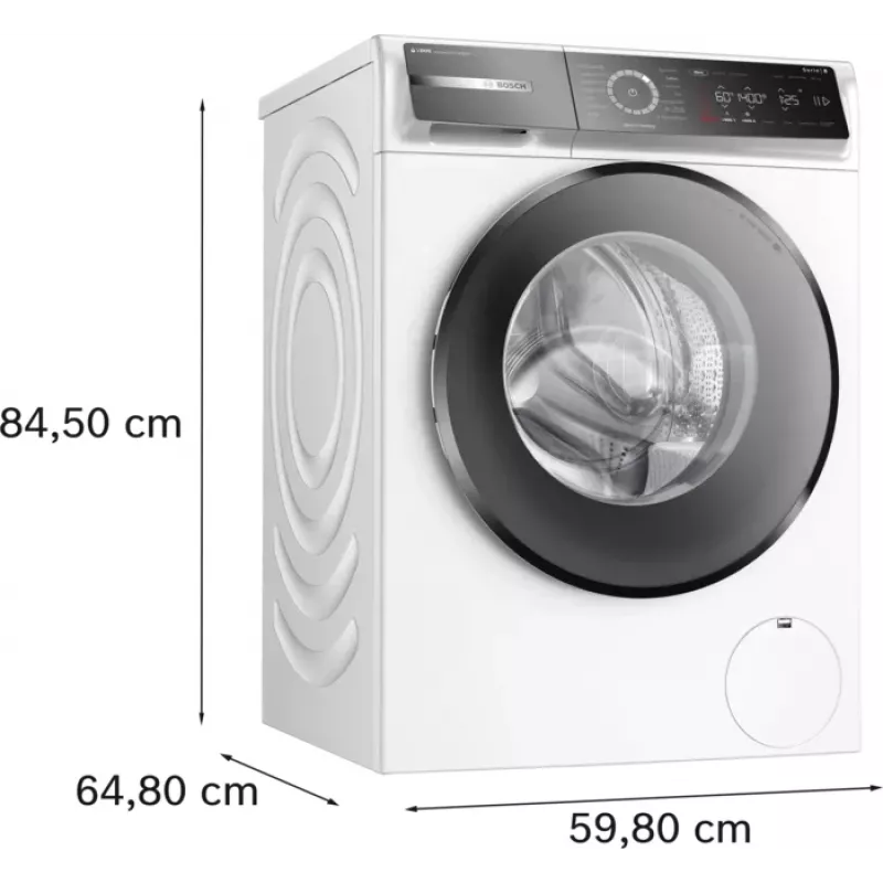 Bosch Serie 8 WGB244040 Lavadora de carga frontal 9 kg 1257 rpm Blanco