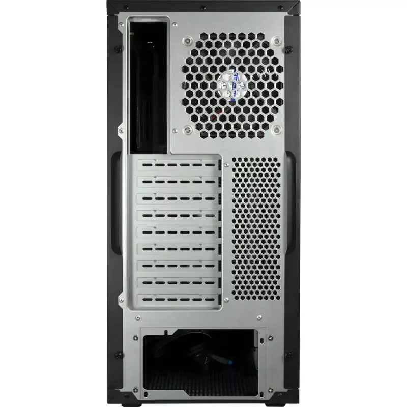 Caja de ordenador INTER-TECH 88887382 Micro Tower Negro — Micro Tower, compatible con ATX/EATX/SSI EEB/Micro ATX/Mini-ITX, 7 bahías de 3,5