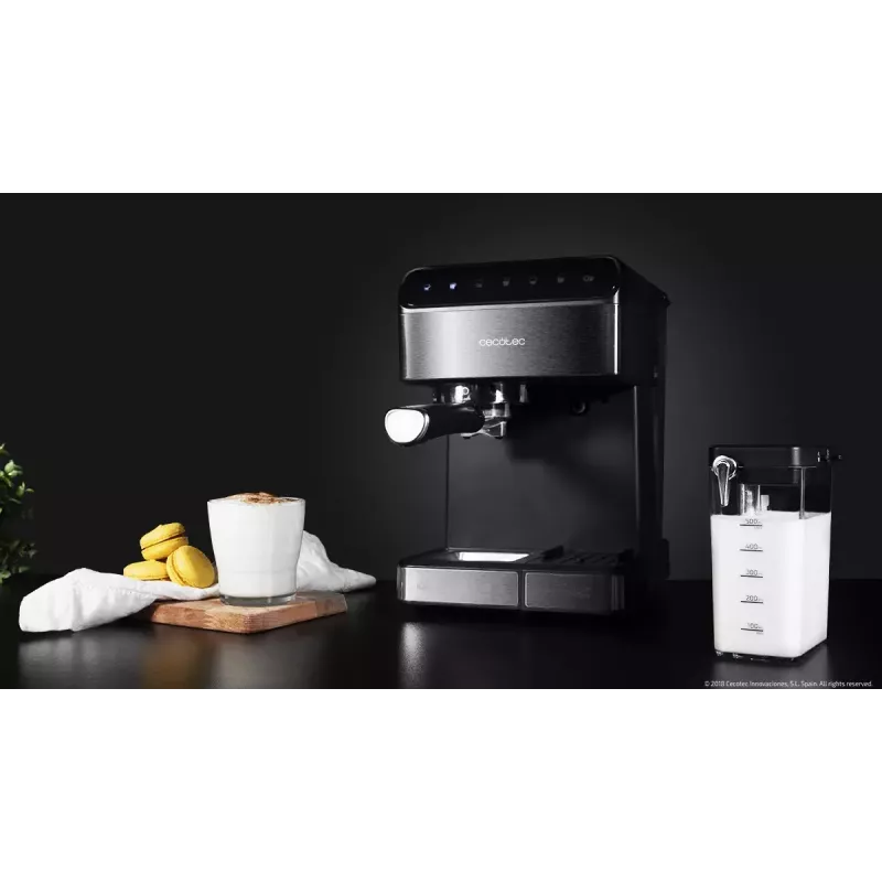 Cafetera expreso CECOTEC Power Instant-ccino 20 Touch – superautomática, depósito de agua de 1,4 L, 2 tazas, 1350 W