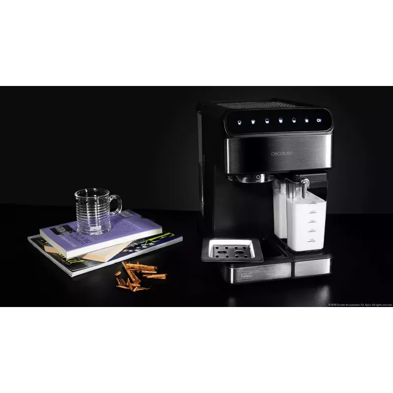 Cafetera expreso CECOTEC Power Instant-ccino 20 Touch – superautomática, depósito de agua de 1,4 L, 2 tazas, 1350 W