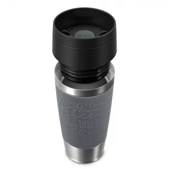 Vaso de viaje EMSA Travel Mug Classic 360 ml gris Acero inoxidable