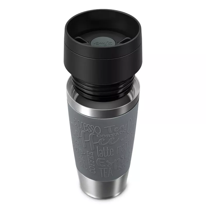 Vaso de viaje EMSA Travel Mug Classic 360 ml gris Acero inoxidable