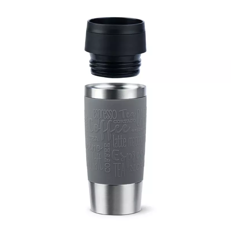 Vaso de viaje EMSA Travel Mug Classic 360 ml gris Acero inoxidable