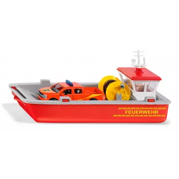 Siku Lancha de trabajo de bomberos Modelo de barco de bomberos Premontado 1:50