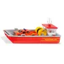 Siku Lancha de trabajo de bomberos Modelo de barco de bomberos Premontado 1:50