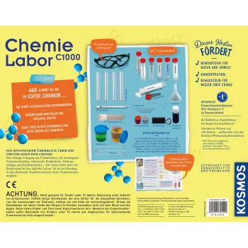 Kosmos Chemielabor C1000, Kit de experimentos, Química, 10 año(s)