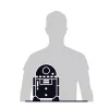 4D Build, Star Wars R2-D2 Maqueta de cartón 201 piezas | Decoración de escritorio de juguete Star Wars | Juguete de construcción | Maquetas 3D para adultos y jóvenes a partir de 12 años