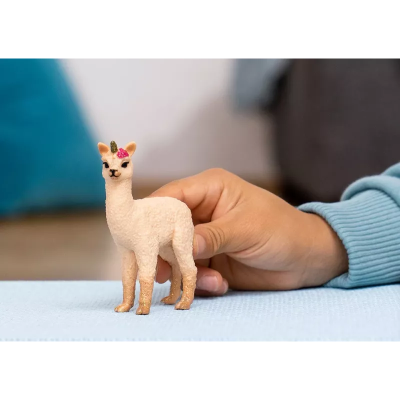 Figura Schleich BAYALA potro de llama unicornio, marrón, a partir de 5 años