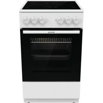 Gorenje GEC5A21WG Cocina independiente eléctrica con placa vitrocerámica blanca