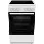 Gorenje GEC5A21WG Cocina independiente eléctrica con placa vitrocerámica blanca