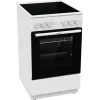 Gorenje GEC5A21WG Cocina independiente eléctrica con placa vitrocerámica blanca