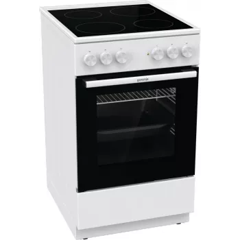 Gorenje GEC5A21WG Cocina independiente eléctrica con placa vitrocerámica blanca
