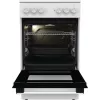 Gorenje GEC5A21WG Cocina independiente eléctrica con placa vitrocerámica blanca