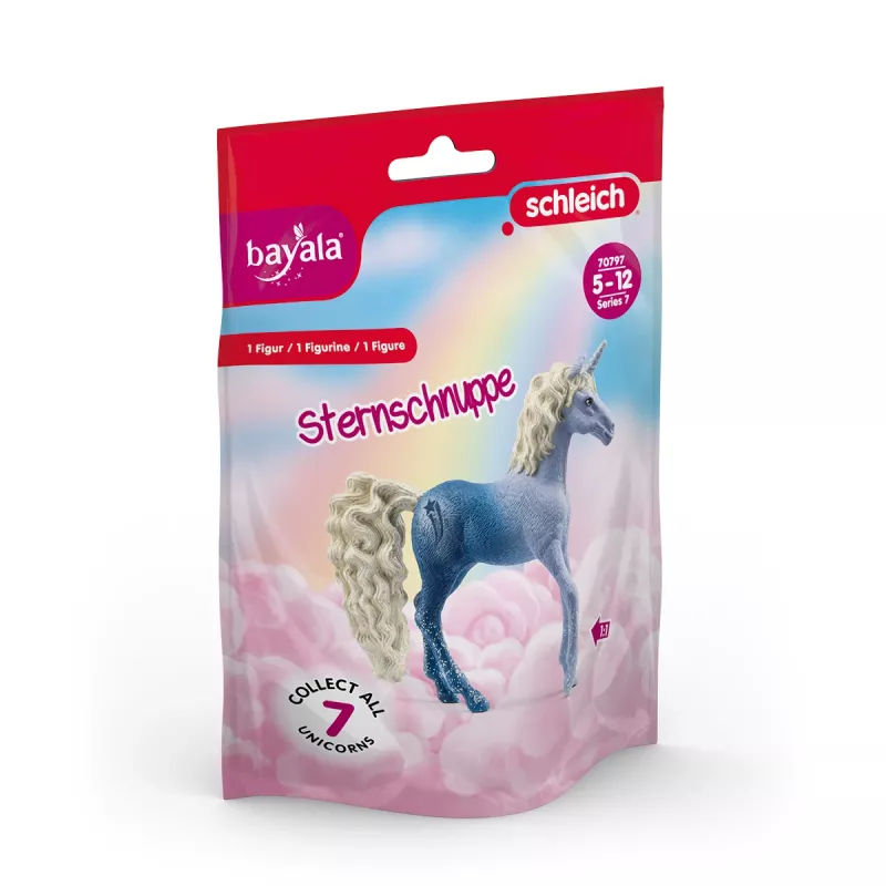 Figura coleccionable Schleich Einhorn Shooting Star, plástico, azul, a partir de 5 años