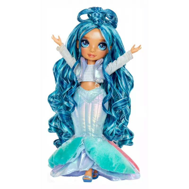 Rainbow High Winter Wonderland Doll- Skyler (azul), muñeca de moda, femenino, 4 años, niño/niña, 280 mm, multicolor