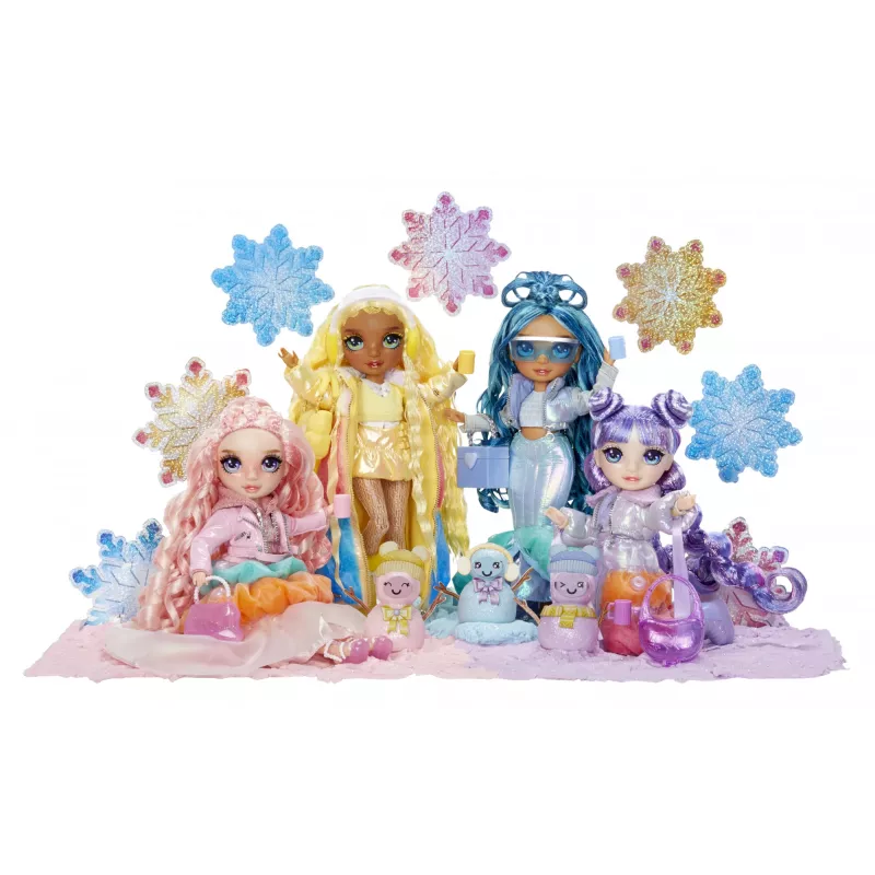 Rainbow High Winter Wonderland Doll- Skyler (azul), muñeca de moda, femenino, 4 años, niño/niña, 280 mm, multicolor