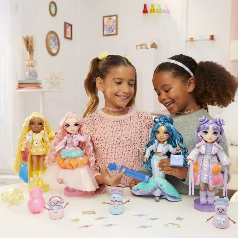 Rainbow High Winter Wonderland Doll- Skyler (azul), muñeca de moda, femenino, 4 años, niño/niña, 280 mm, multicolor