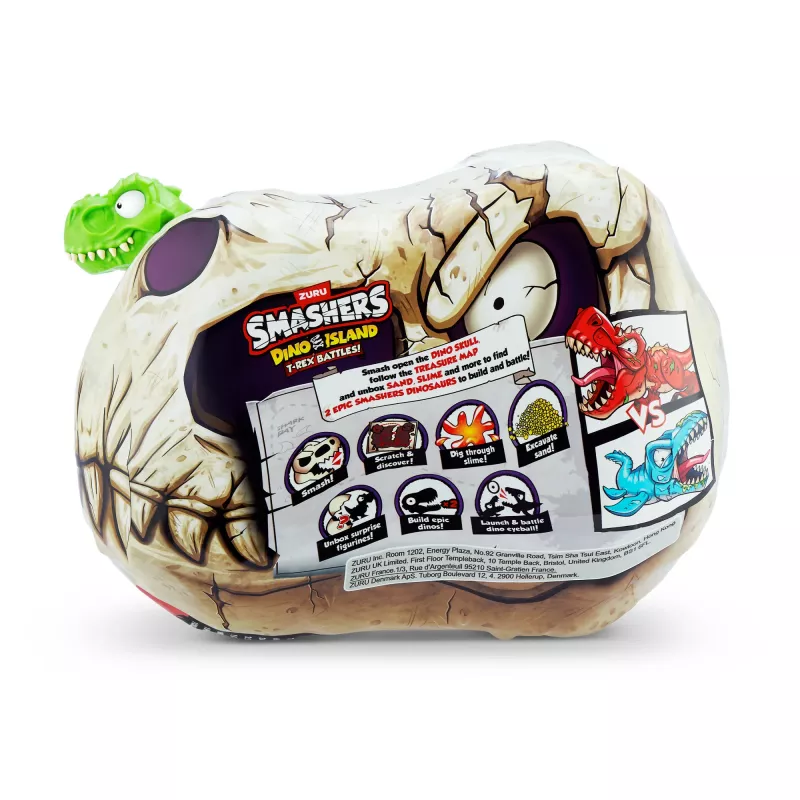Figura de juguete Zuru Smashers T‑Rex Battles – figura de acción de dinosaurio coleccionable, modelos surtidos