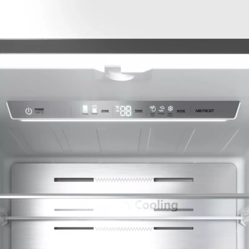 Frigorífico side-by-side Hisense RF632N4WIE independiente 485 L gris, acero inoxidable