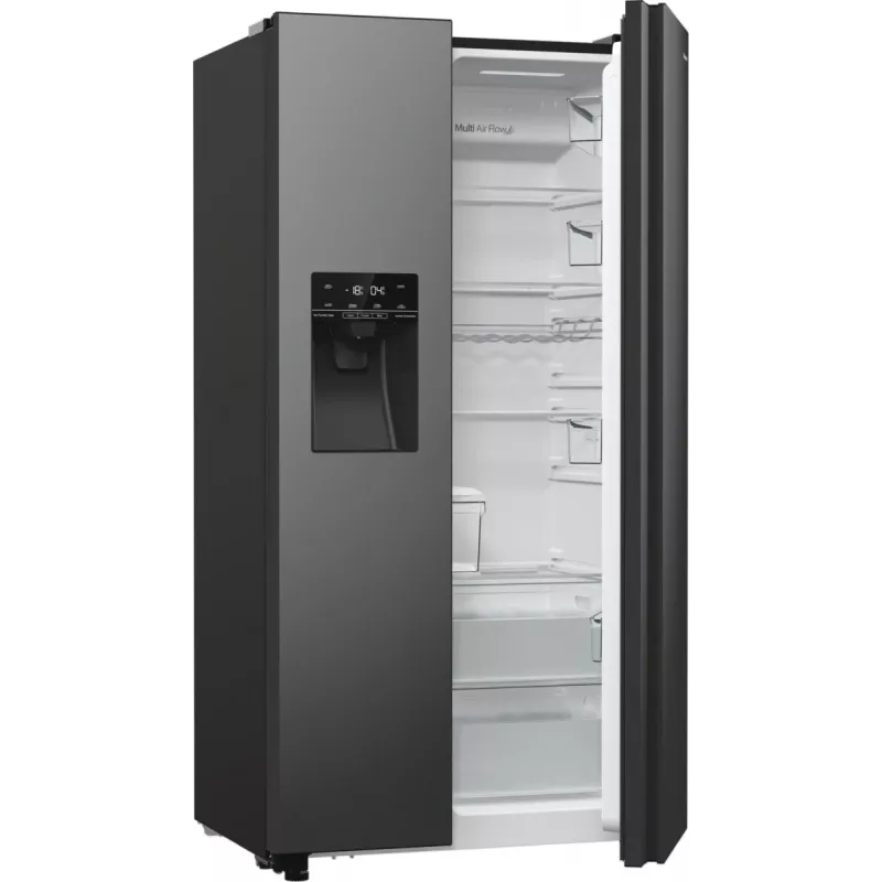 Frigorífico side-by-side Hisense RS5P535NTFE independiente 566 L negro