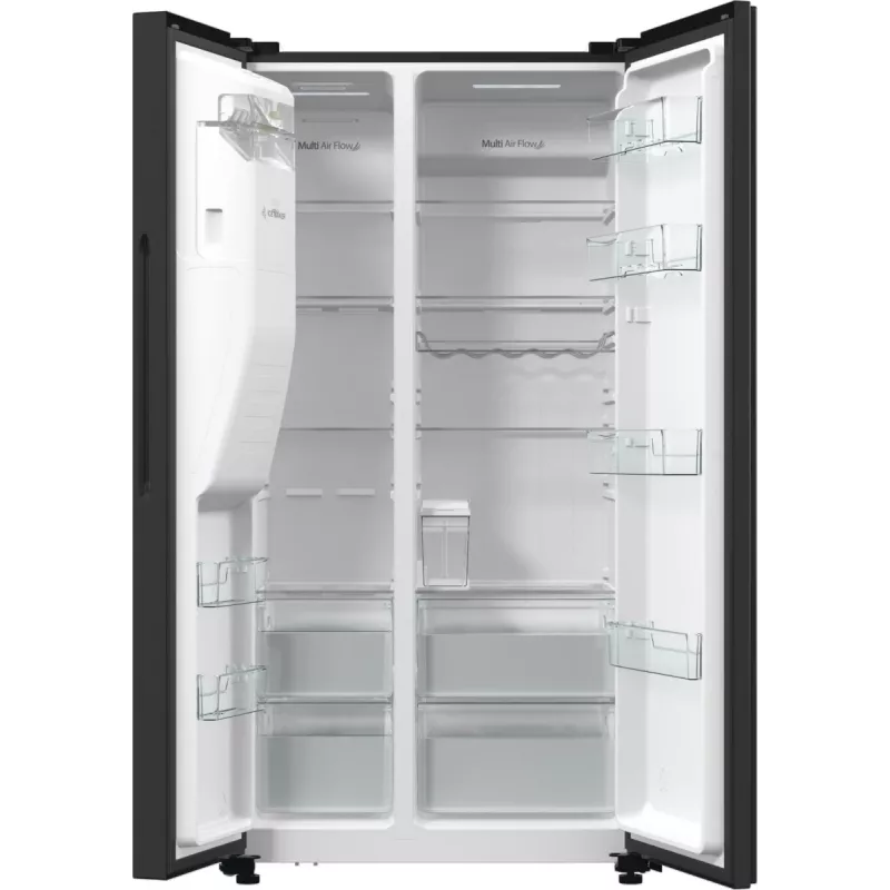 Frigorífico side-by-side Hisense RS5P535NTFE independiente 566 L negro