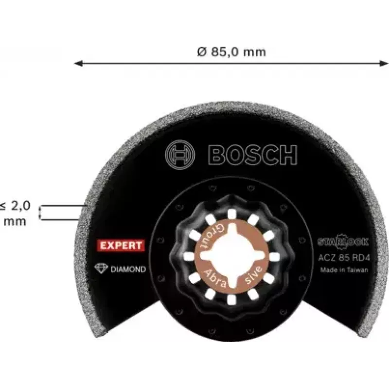 Bosch 2 608 900 035 accesorio multiusos hoja segmentada