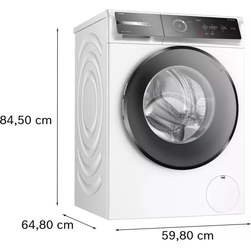 Bosch Serie 8 WGB244AW0 lavadora de carga frontal 9 kg 1400 U/min Blanco