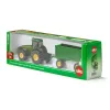Vehículo de juguete tractor Siku 1953 — metal y plástico, verde, edad recomendada 3+