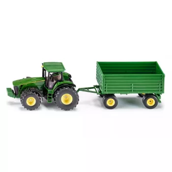 Vehículo de juguete tractor Siku 1953 — metal y plástico, verde, edad recomendada 3+