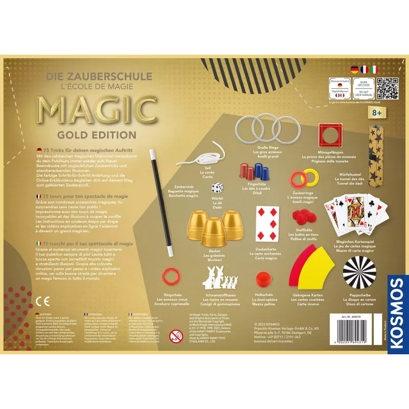 Kosmos 43678803 kit de magia para niños