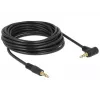 Cable de audio 3,5 mm M/M DeLOCK 83760 5 m negro