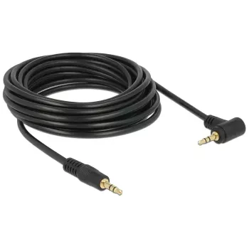 Cable de audio 3,5 mm M/M DeLOCK 83760 5 m negro